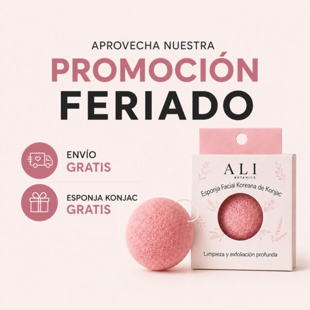 ✨ Tu piel merece un detalle especial ✨

Por compras mayores a $50 recibe:
🚚 Envío GRATIS
🩷 Esponja Konjac GRATIS

Limpieza suave, exfoliación natural y una piel más radiante en cada uso.

⏳ Promoción válida hasta el 25 de mayo.
Aplican restricciones.