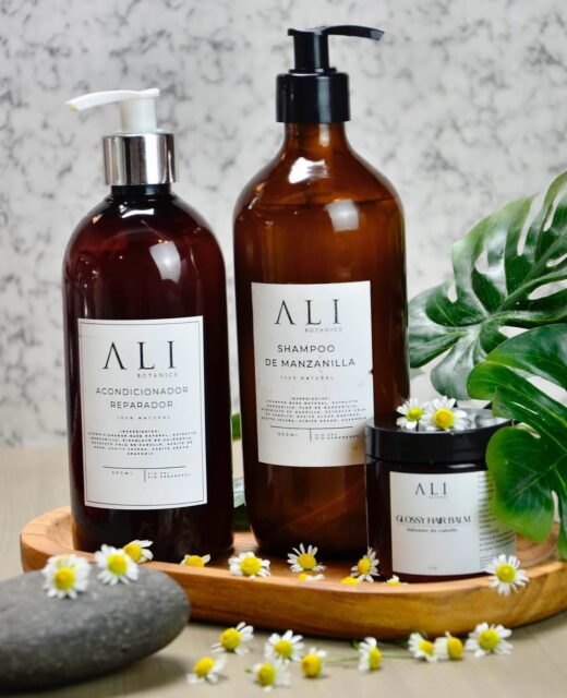 KIT REPARACIÓN 🌼🌼 Creamos el kit ideal de reparación para todos los cabellos maltratados, secos, opacos, con frizz y sin brillo

Incluye:
🌼Shampoo de Manzanilla: fortalece desde la raíz.

🌼Acondicionador Reparador: suavidad y nutrición

 🌼Glossy Hair Balm: brillo espectacular y reparación profunda.

 Cuida tu cabello con lo mejor de la naturaleza, 100% libre de químicos agresivos.

Precio especial $42 (precio normal $53)

 ¡Dile hola a un cabello sano, fuerte y lleno de vida! 🌿💫